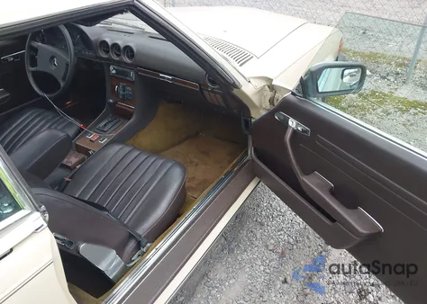 1981 Mercedes-Benz 380 Sl from USA, damaged, VIN WDBBA45A0BB002089